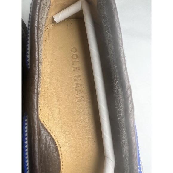 $190 Cole Haan Grant Canoe Dark Brown Pebble Leather Loafer Size 13 M NWOB main image 8